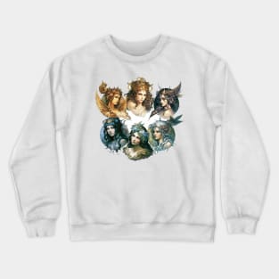 The 6 Olympian Goddesses Crewneck Sweatshirt